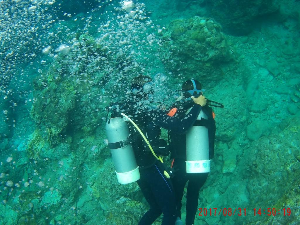 綠島 綠堤濱海旅店 Acomodação com café da manhã Ilha Verde Exterior foto